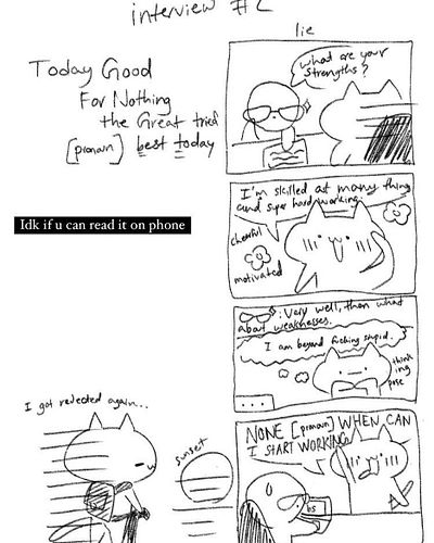2021.// Looking for this comic in my old stories and I could feel the panic of my art from that time graduating in the pandem...