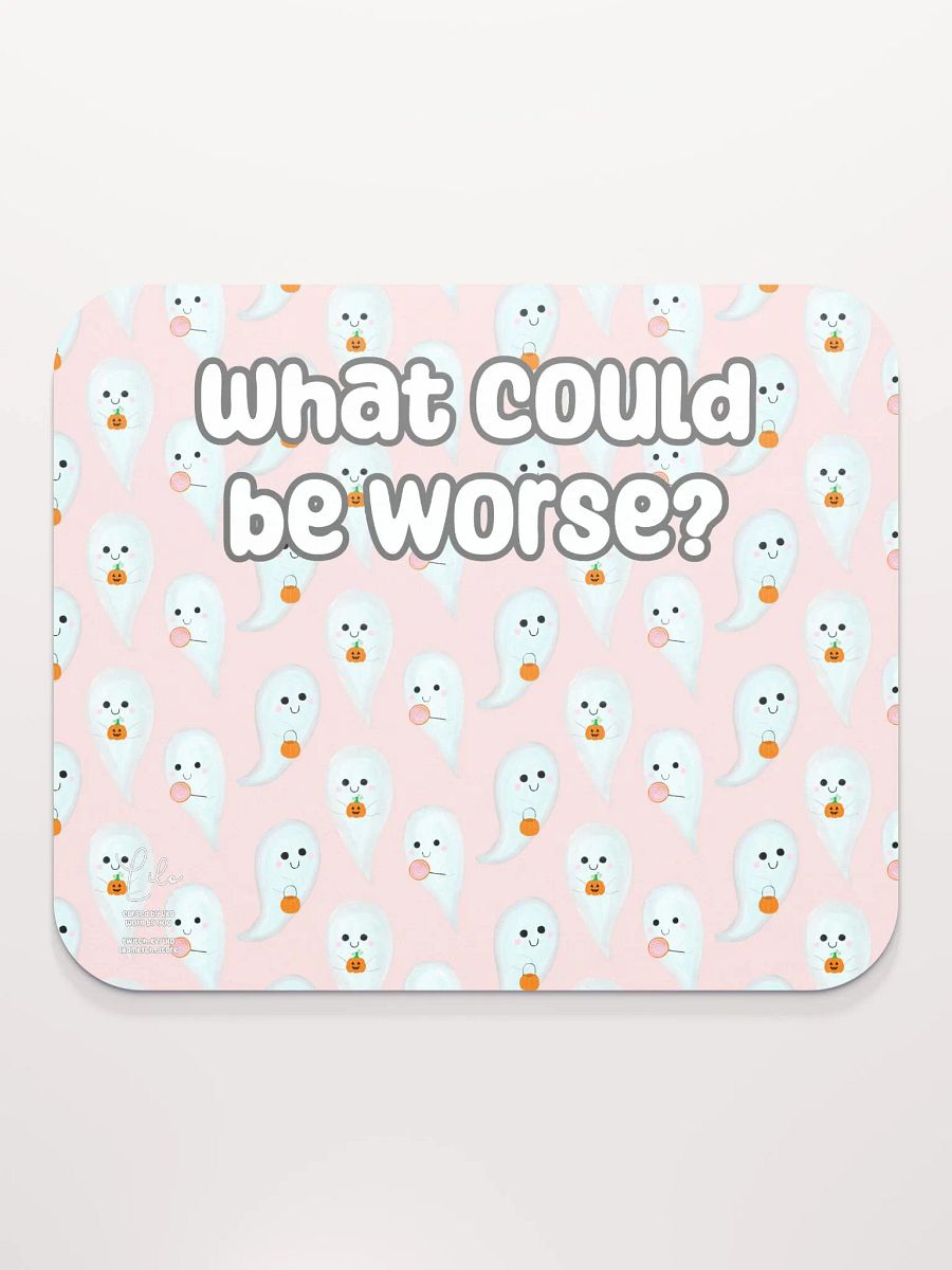 What Could Be Worse? Medium Mouse Mat - cute ghosts product image (2)