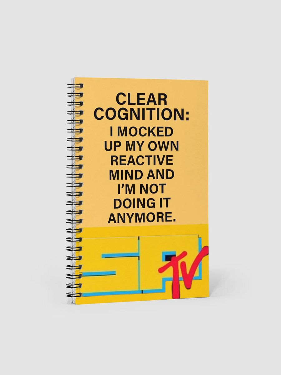 Clear cognition SPTV Goldenrod Notebook product image (1)