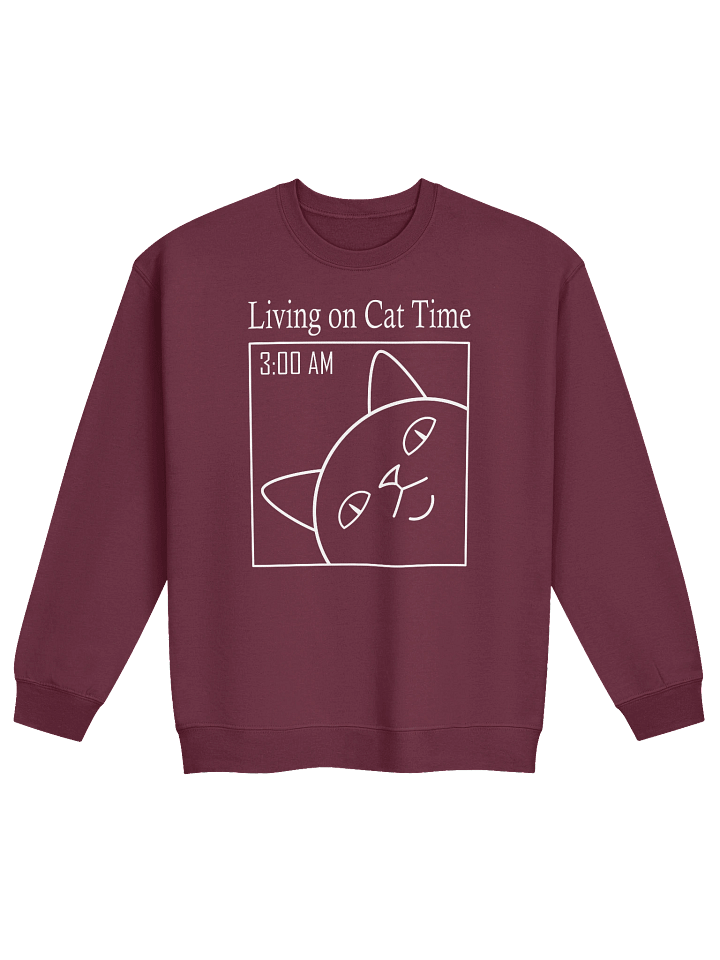 Living on Cat Time - Unisex Adult Sweatshirt product image (22)