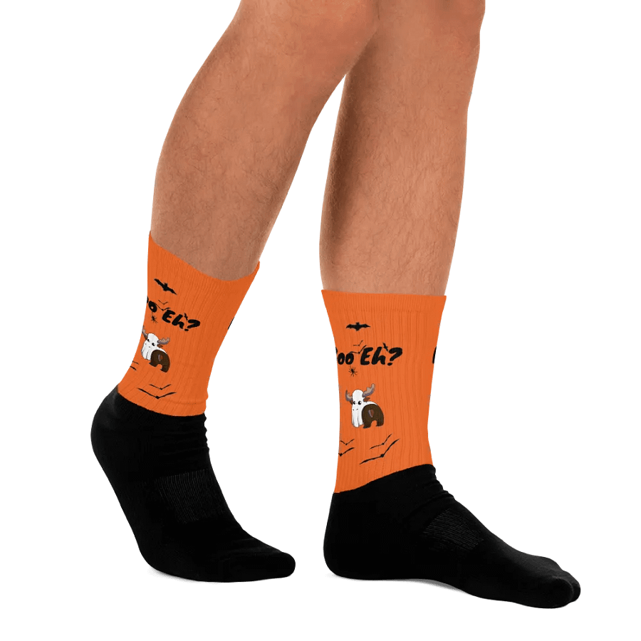 Spoopy Mountie Moose Socks! product image (11)