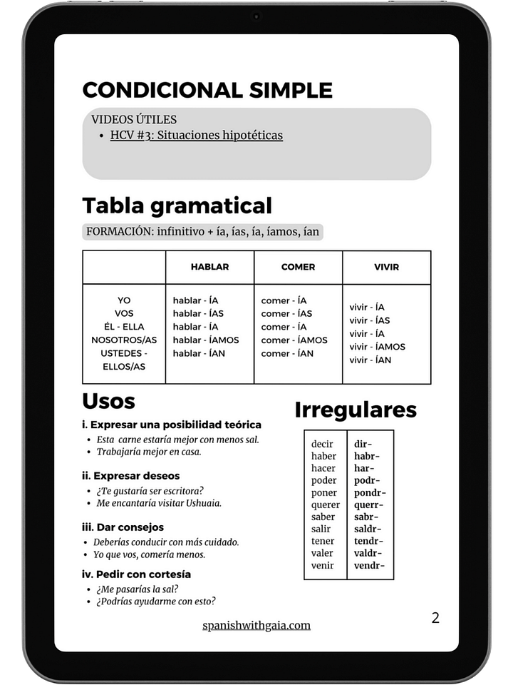 PDF CONDICIONAL simple actividades + soluciones product image (1)