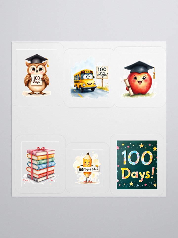 100 Days of School Celebration Sticker Pack product image (2)