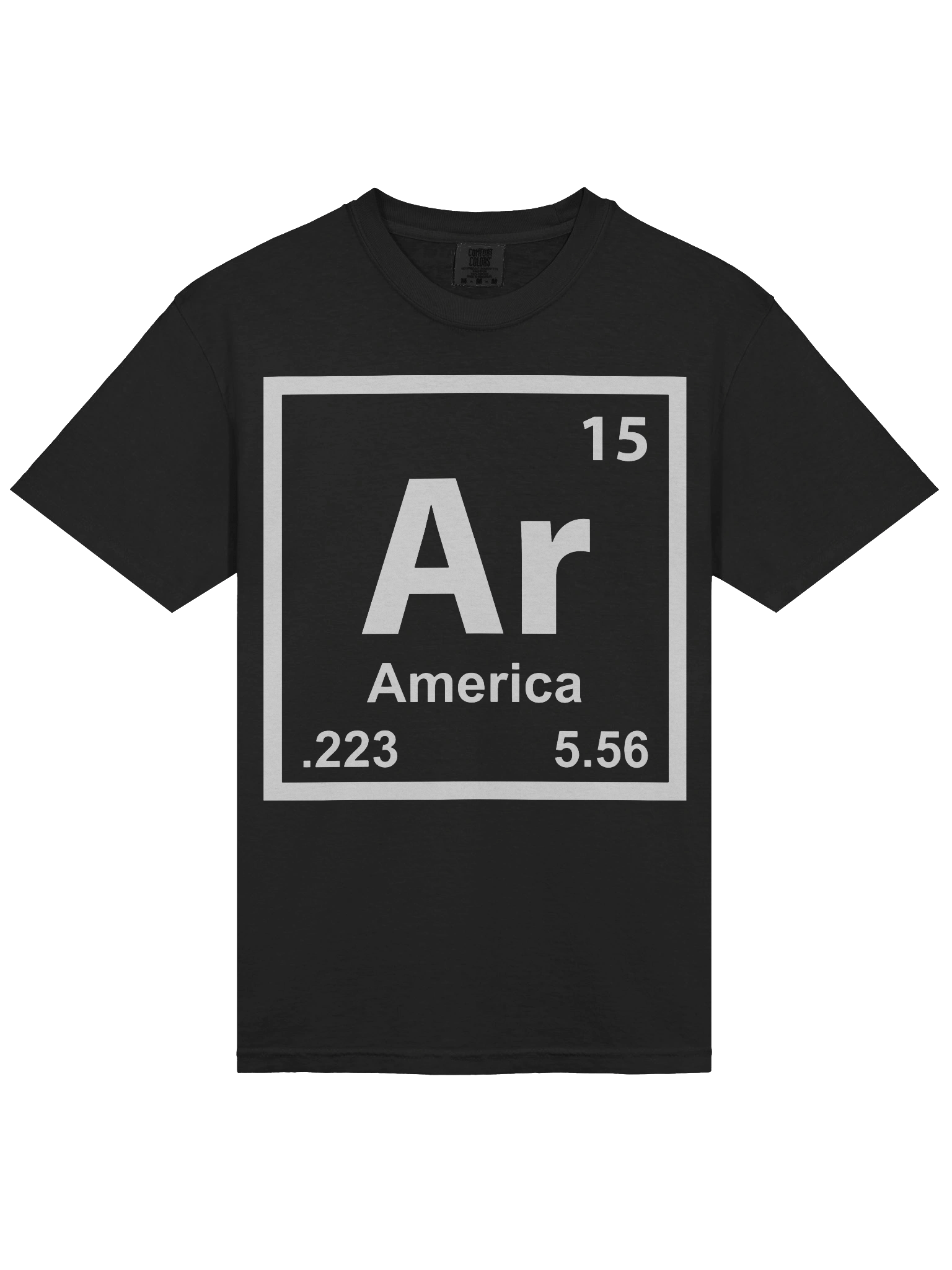 Men's Ar-15 Squared Tee (Front & Back) product image (1)