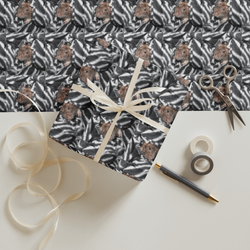 rat photos wrapping paper x 3 product image (2)