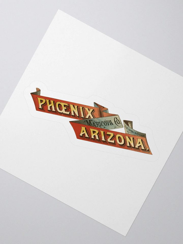 Phoenix Arizona 1885 Sticker product image (2)