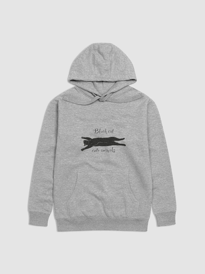 Stylish Black Cat Unisex Hoodie product image (1)