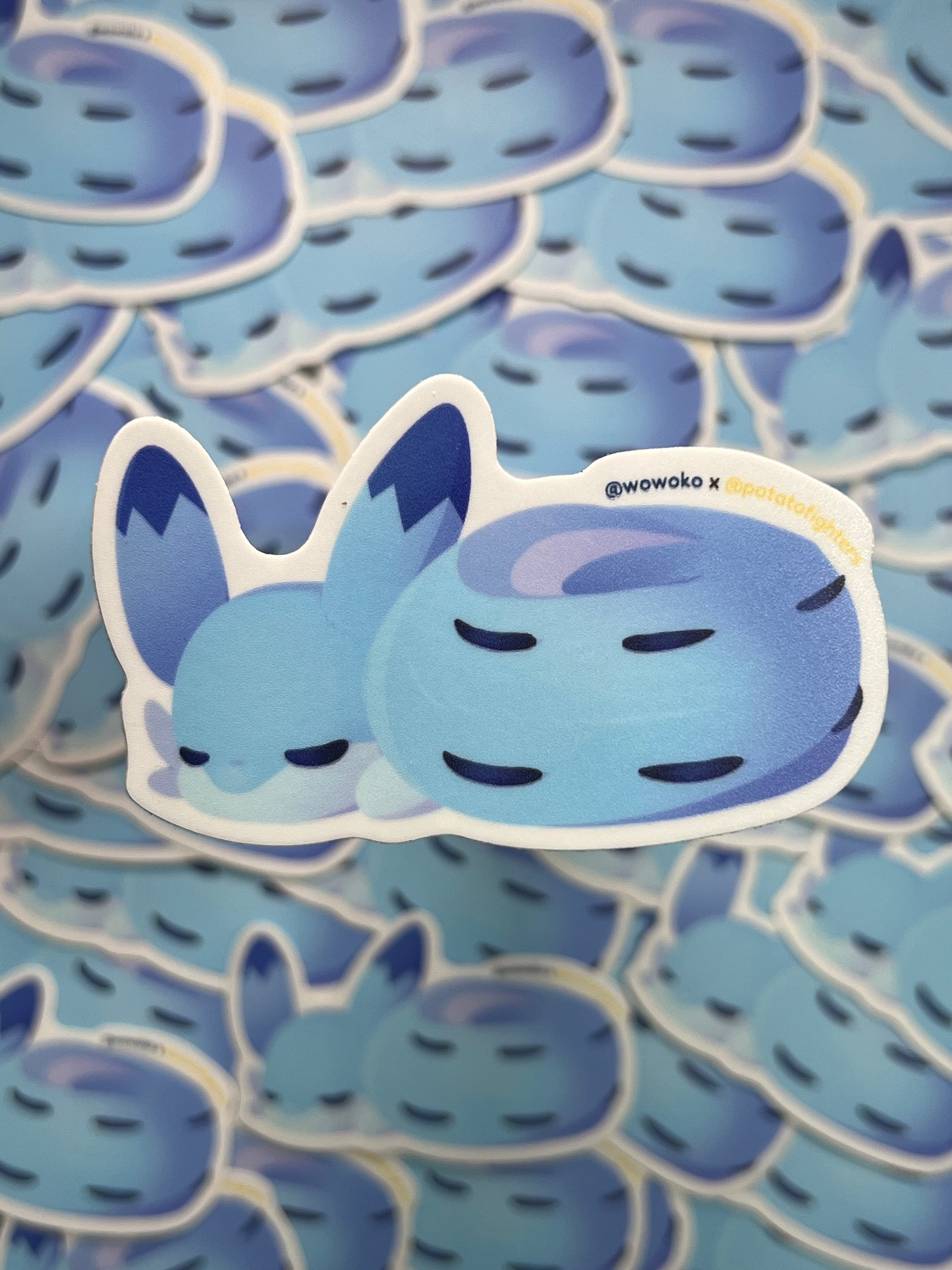 WoWoKo x Potato Fighters - Chillet - Sticker product image (1)