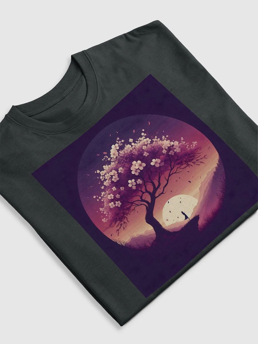 Silhouette Under a Blooming Tree Premium Heavyweight Tee product image (5)