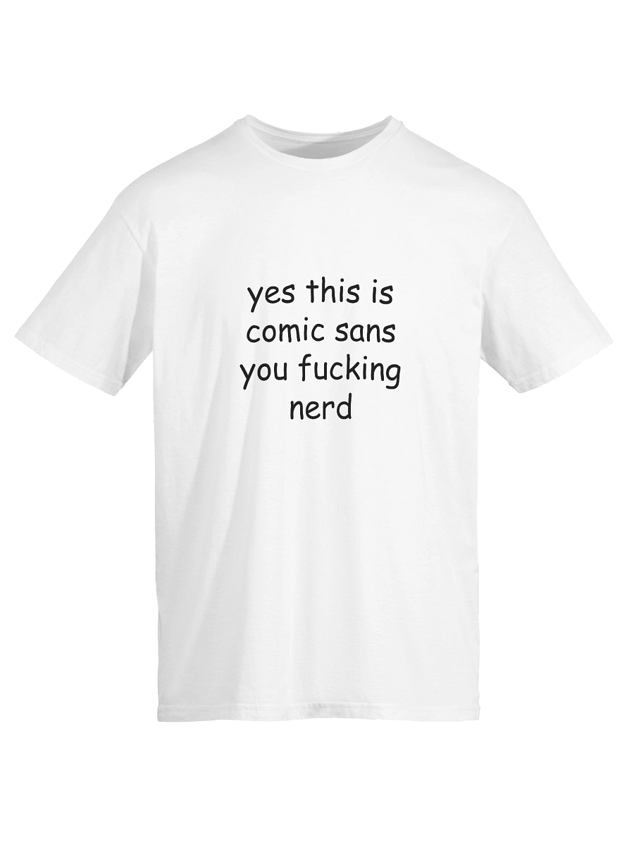 comic sans t-shirt product image (5)