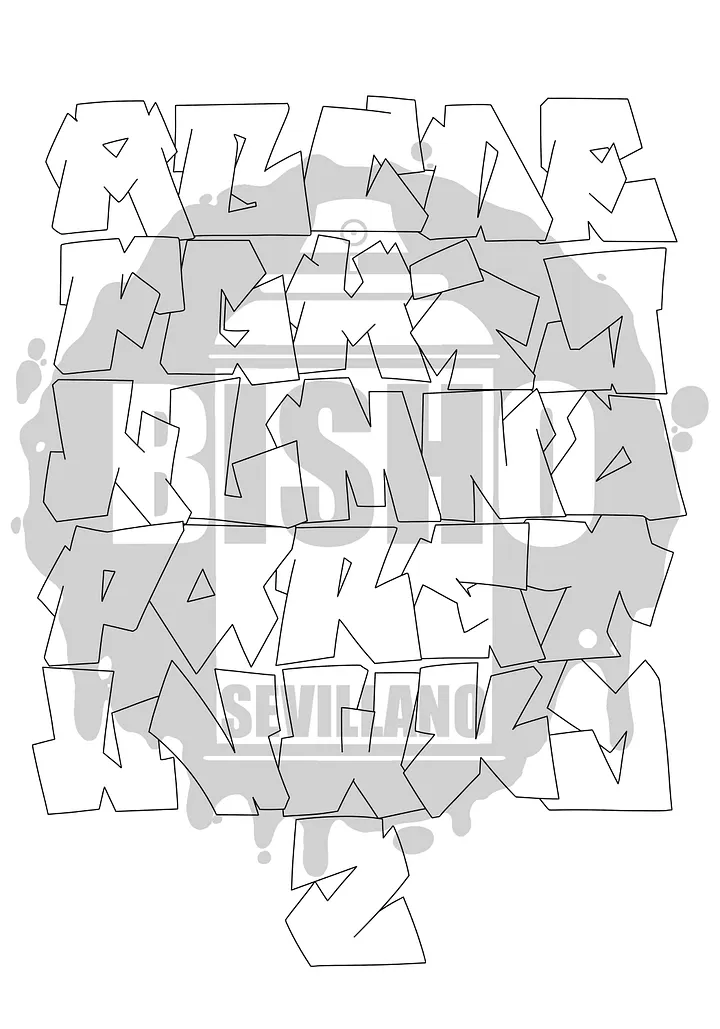 GRAFFITI ALPHABET - BLOCKBUSTER product image (2)
