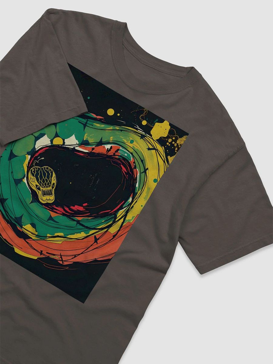Python Mystery- image on front and back. Midnight Comfort: Blank Canvas T-Shirt product image (3)