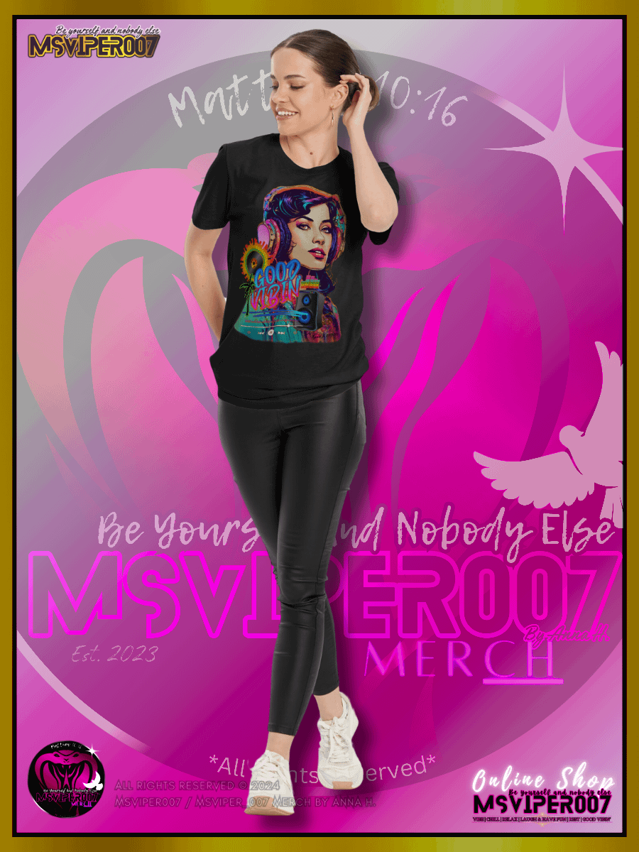 T-Shirt - MsViper007's "Good Vibin' [spectrum - V3]" Cozy Womens T-Shirt By Anna H. product image (6)