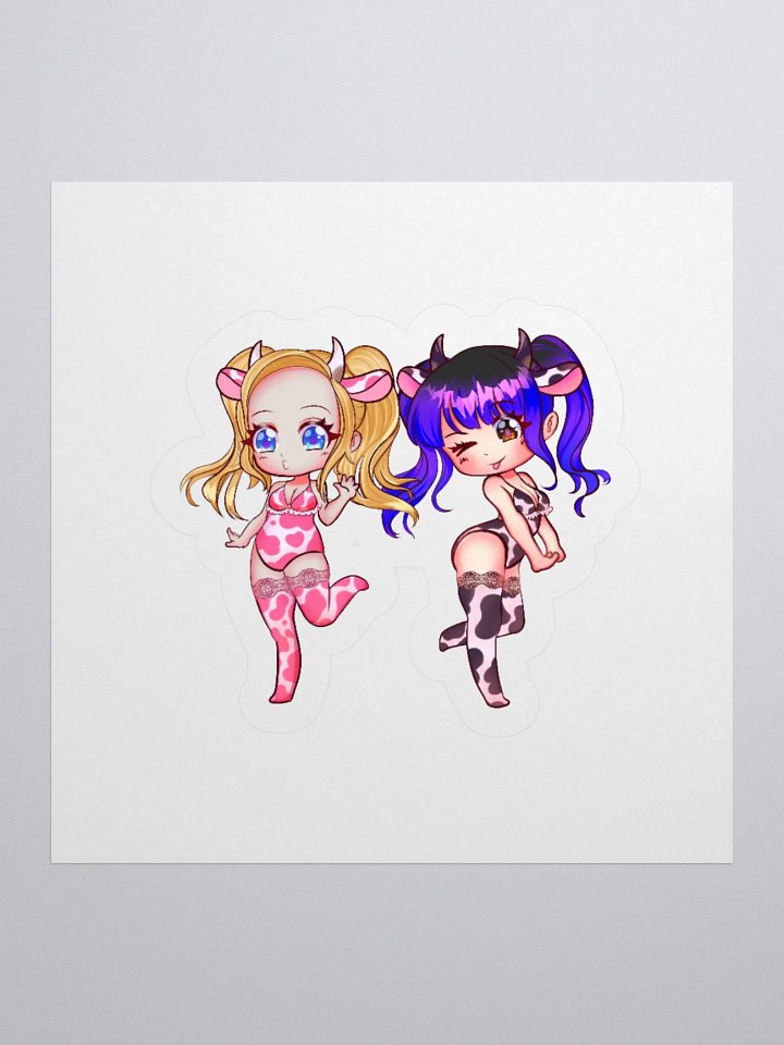 Moo Moo Chibi Stickers product image (1)