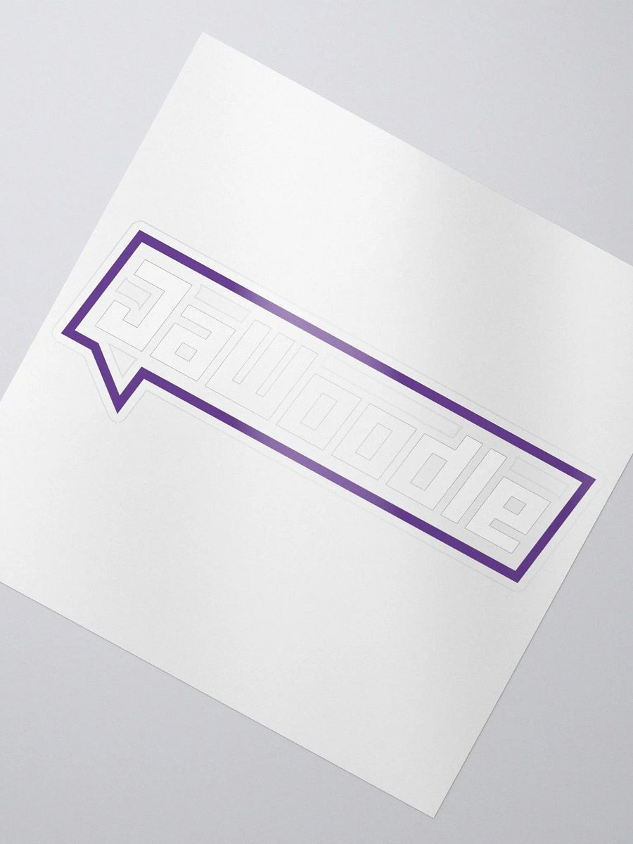 JaWoodle Logo Sticker product image (2)