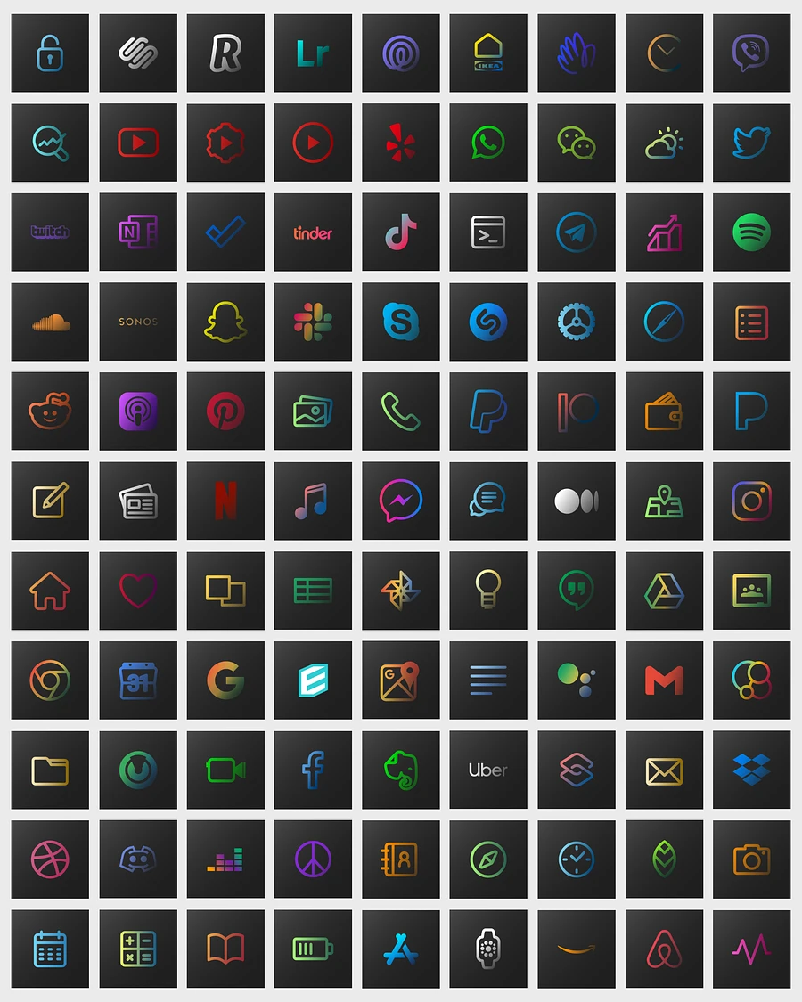 Gradient Icon Pack product image (4)
