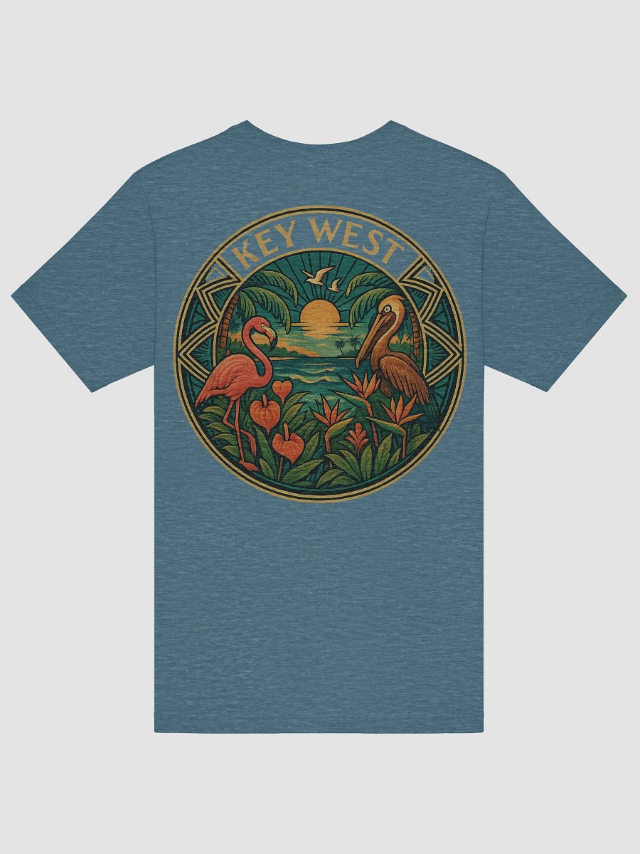 Key West Tropical T-Shirt Ultra Soft Tee with Pelican and Flamingo product image (6)