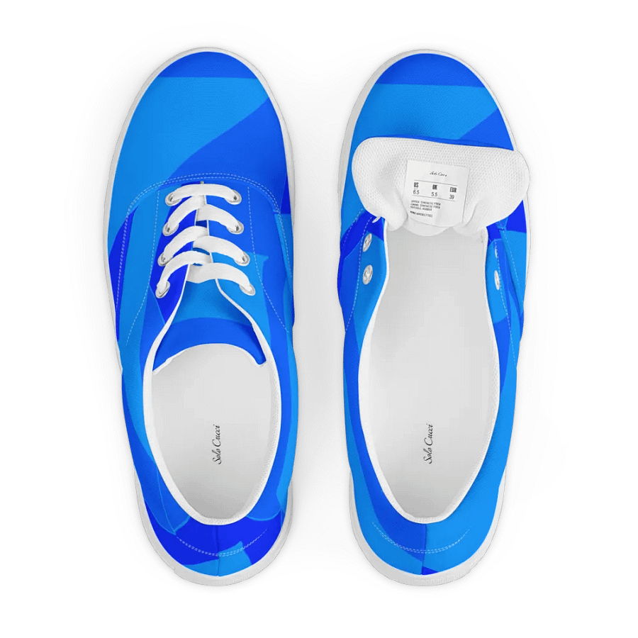 Fusion Blue Lace-Up Shoes product image (7)