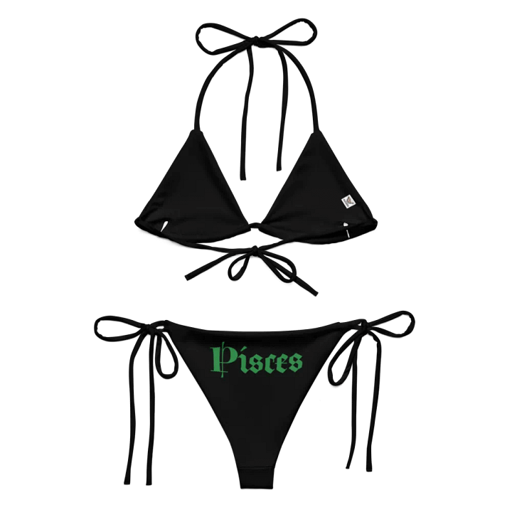 Green Pisces Path String Bikini product image (2)