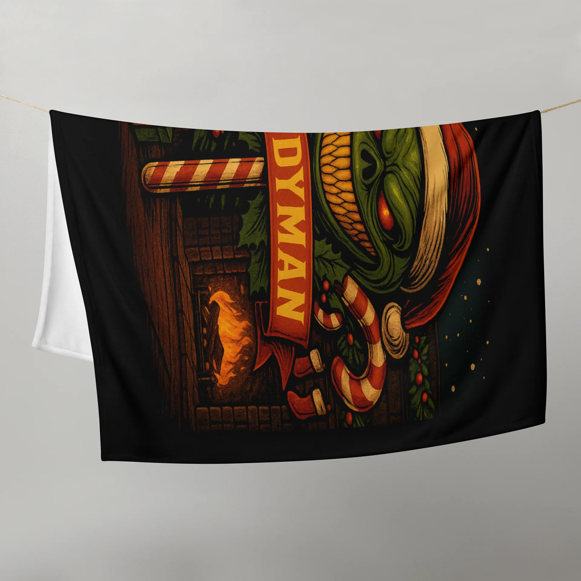 Candyman Christmas Throw Blanket product image (9)