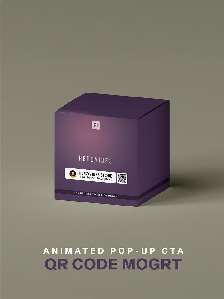 QR Code CTA MOGRT (Premiere Pro) product image (1)
