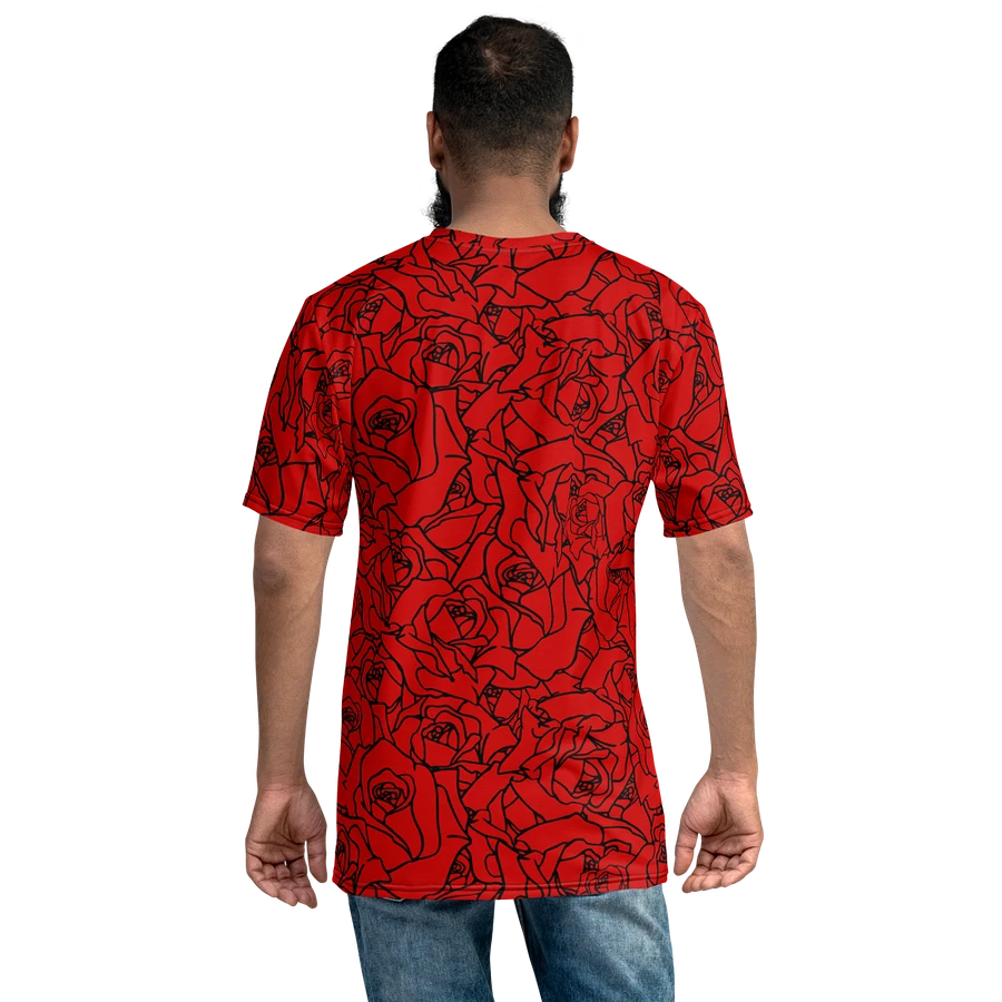 Loads of Roses · red-black crew neck t-shirt product image (9)