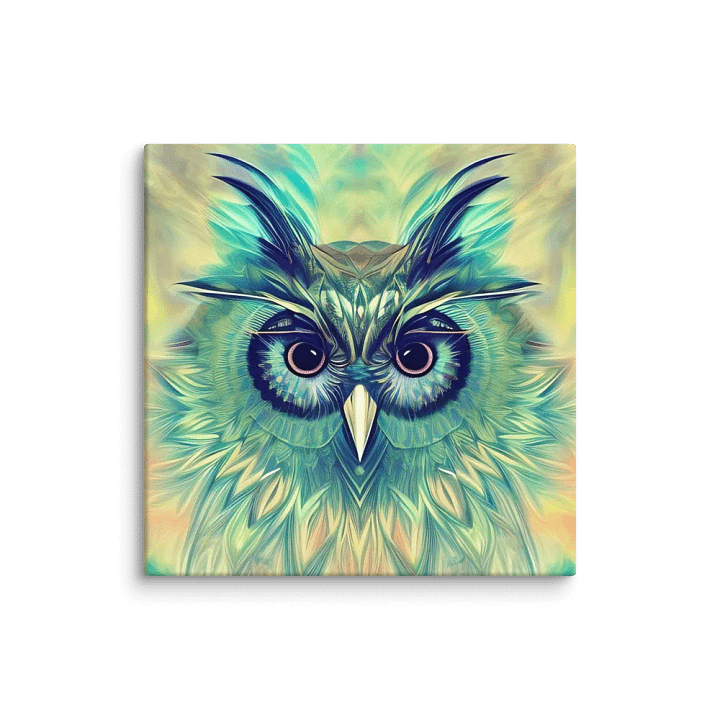 Fantasy Fractal Owl Art - v20 product image (1)