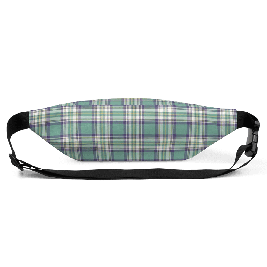 Light Green, Purple, and Yellow Plaid Fanny Pack product image (4)
