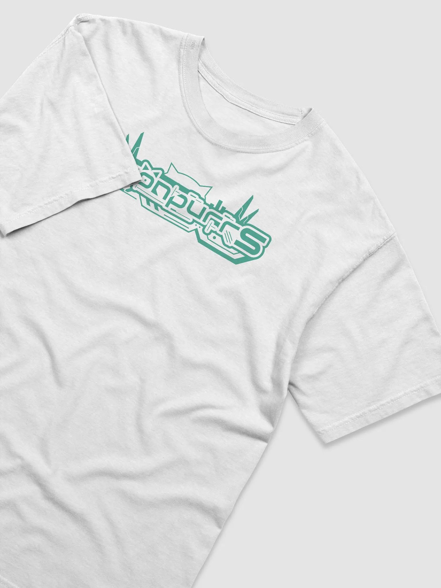 Neonpurrs Logo T-Shirt - White Monochrome product image (3)
