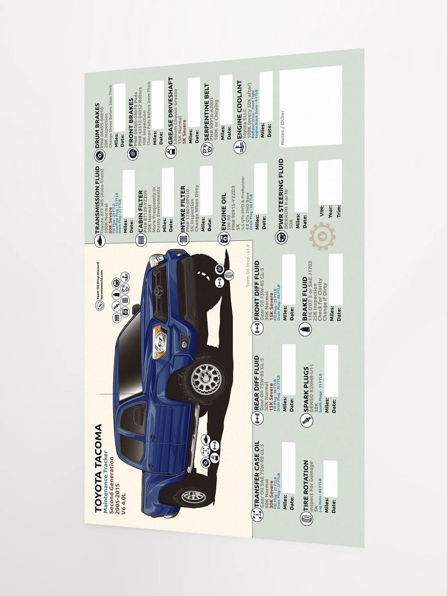 2nd GEN MAINTENANCE TRACKER V1.0 - Nautical product image (4)
