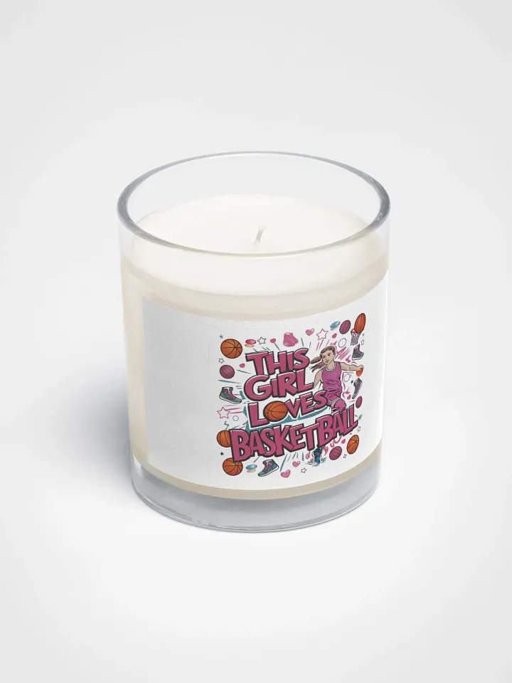 This Girl Loves Basketball Candle. product image (2)