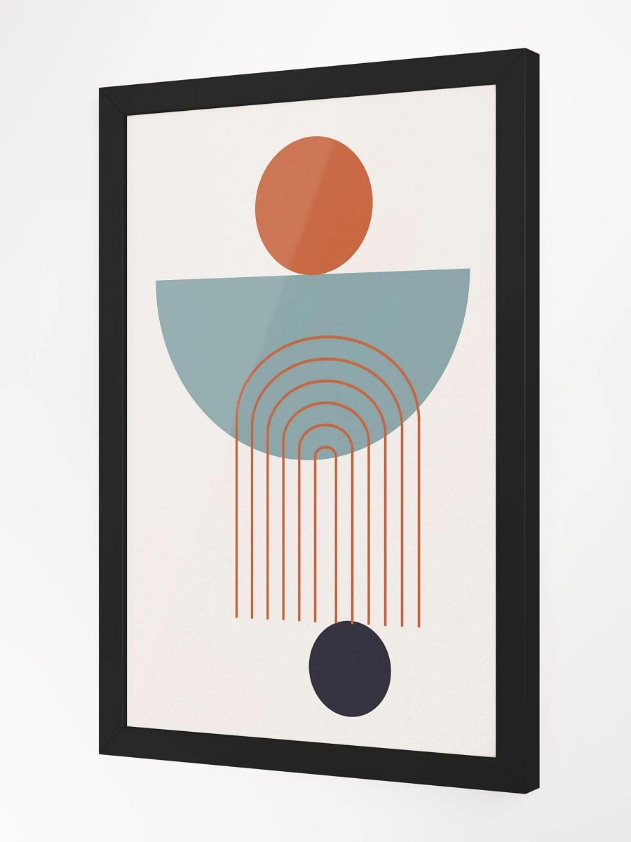 Abstract Geometry Framed Matte Poster product image (18)