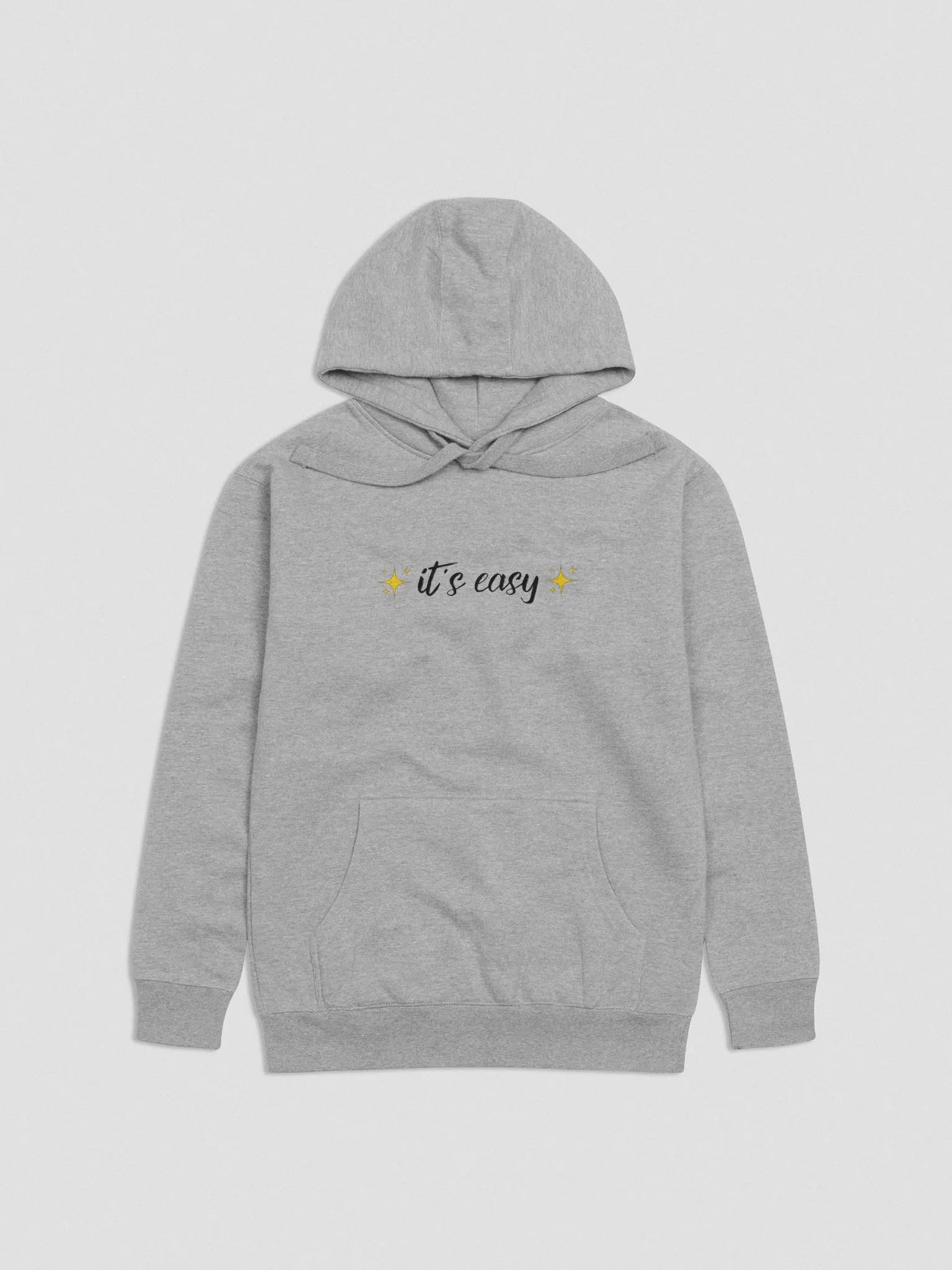 It's Easy Hoodie (gray, pink, blue & white) product image (2)