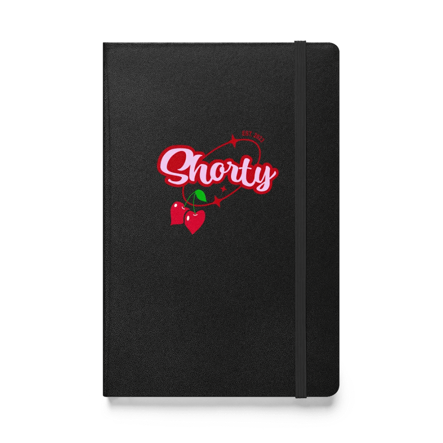 Shorty with Heart Shaped Cherries Hard Bound Notebook product image (1)