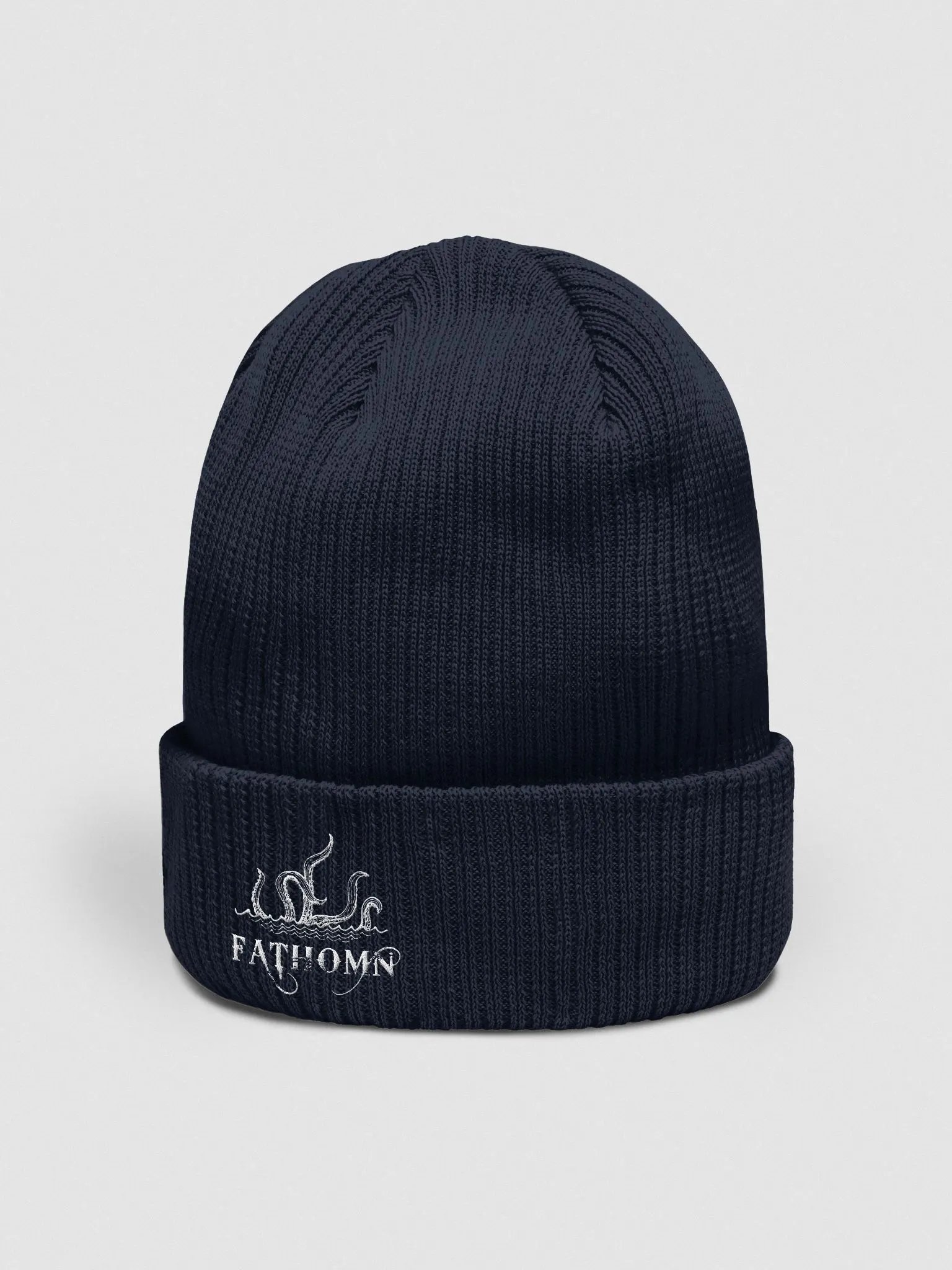 Navy White Beanie product image (2)