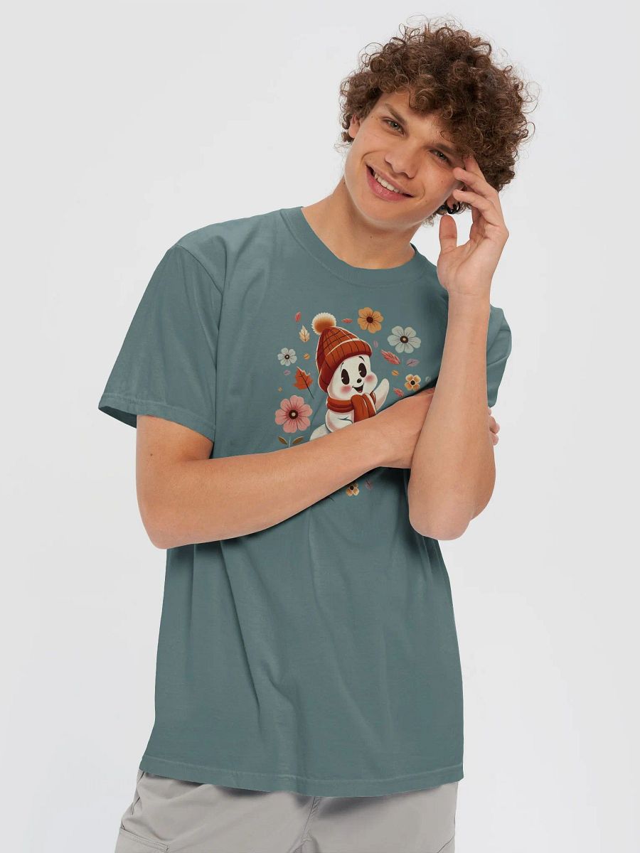 Ghost in a Hat Floral Comfort Colors T-Shirt product image (29)