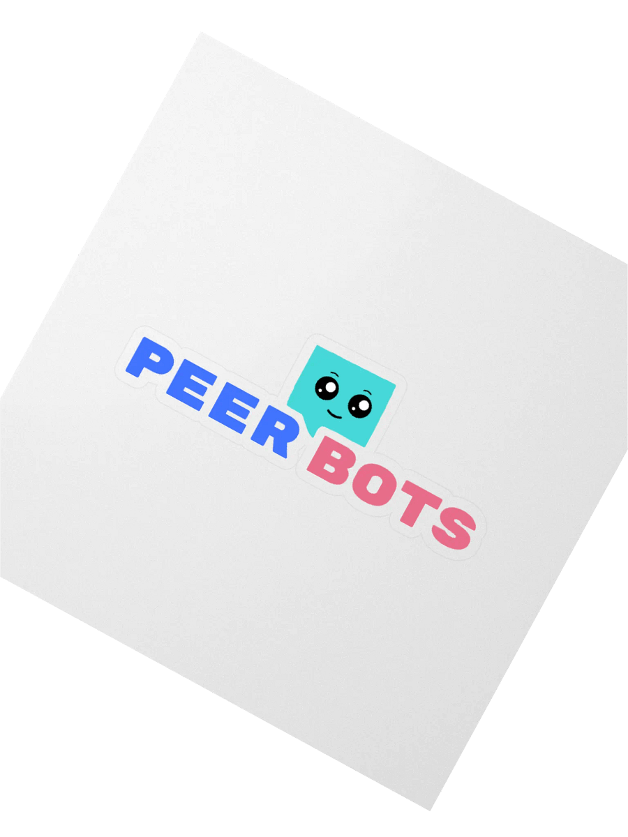Peerbots Logo Sticker product image (2)