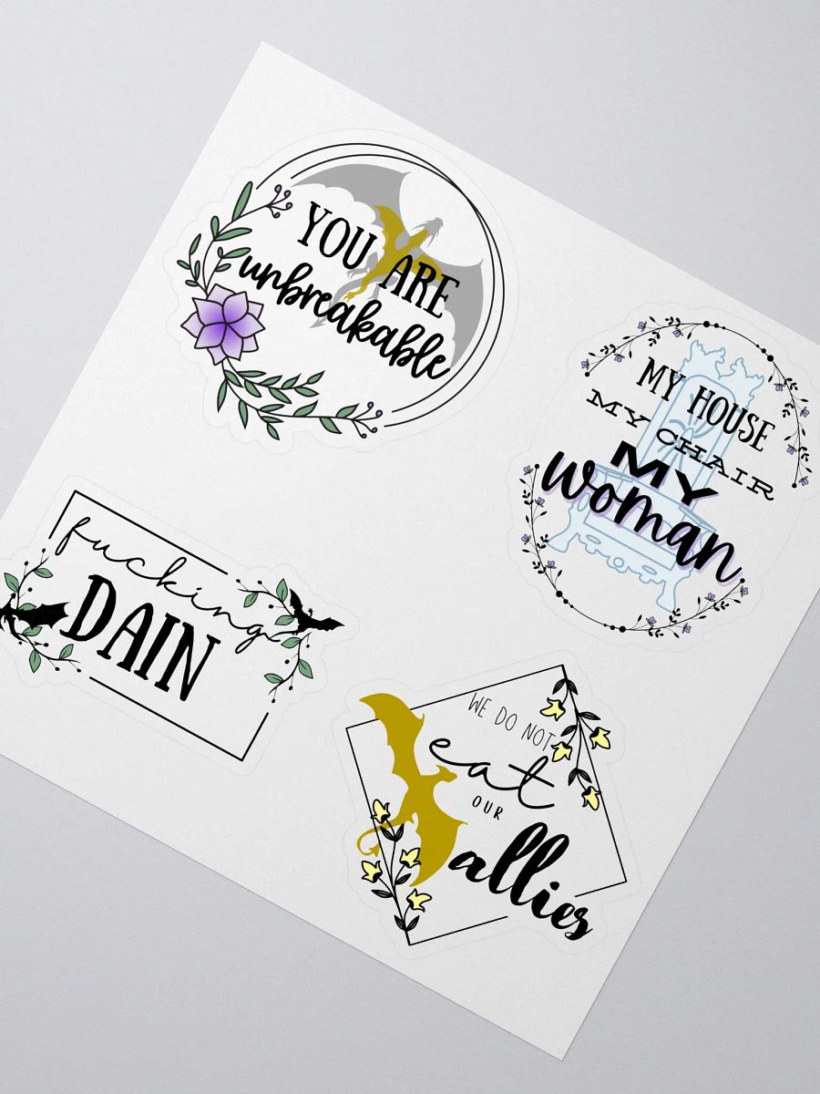 Iron Flame Sticker Bundle product image (2)