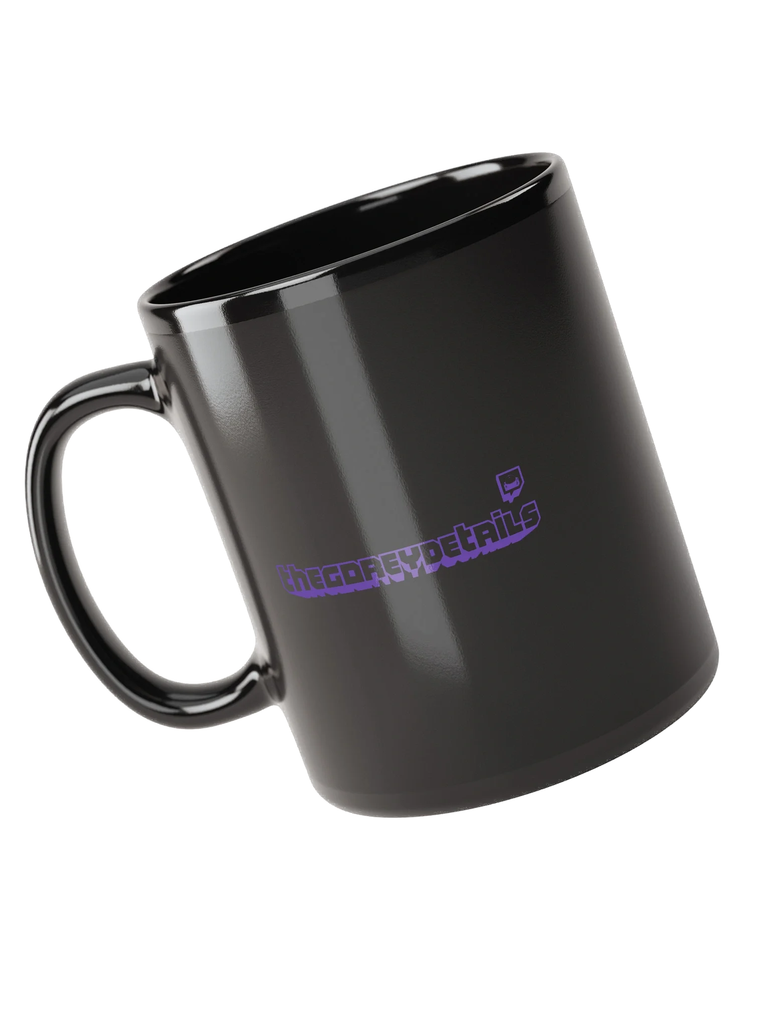 TTV White - Black Glossy Mug product image (6)