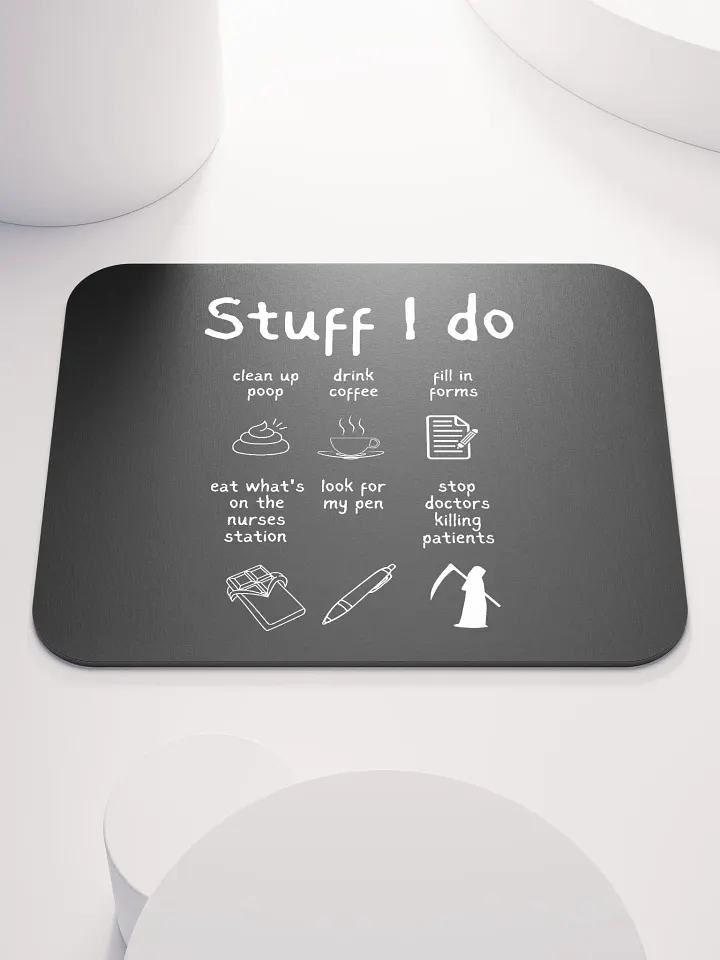 Funny Nurse Mousemat 