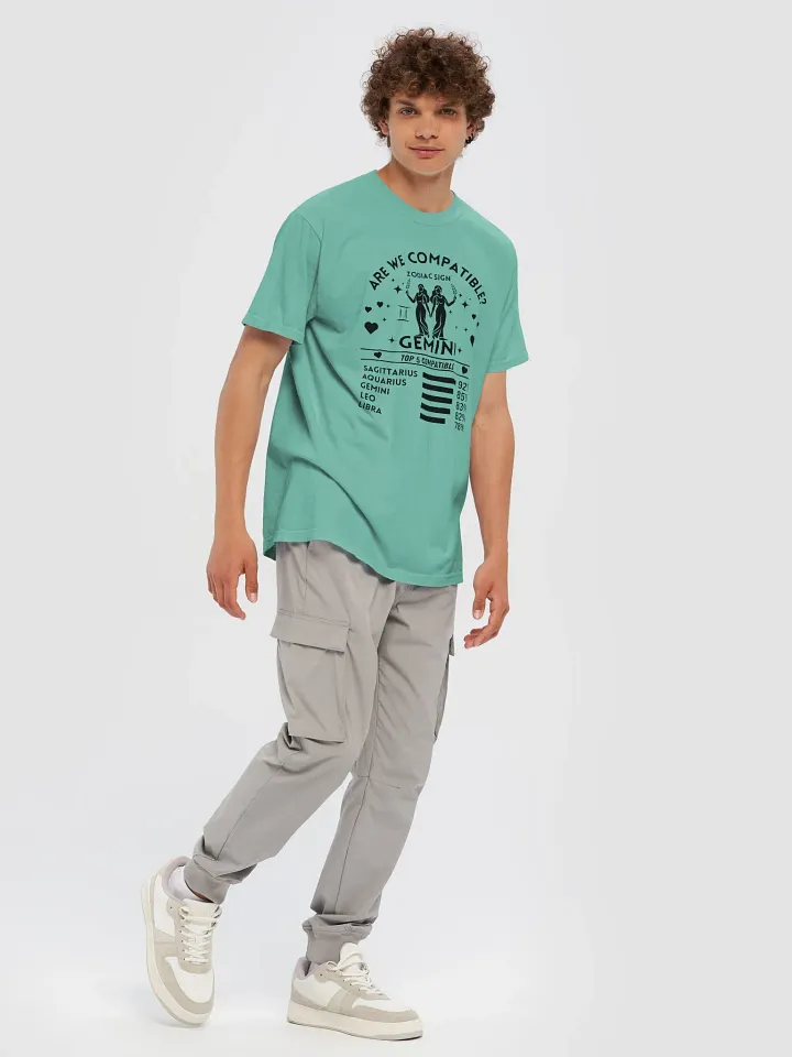 Gemini Zodiac Sign Romantic Compatibility T-Shirt - Light Comfort Colors 1717 product image (66)