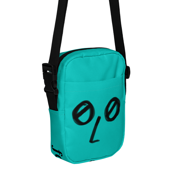 "face forward" crossbody (teal) product image (1)
