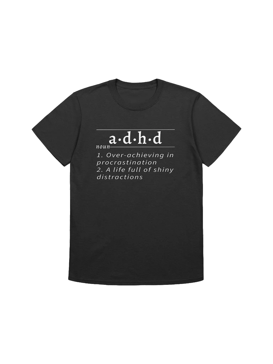 ADHD Definition Unisex Tee wht v2 product image (1)