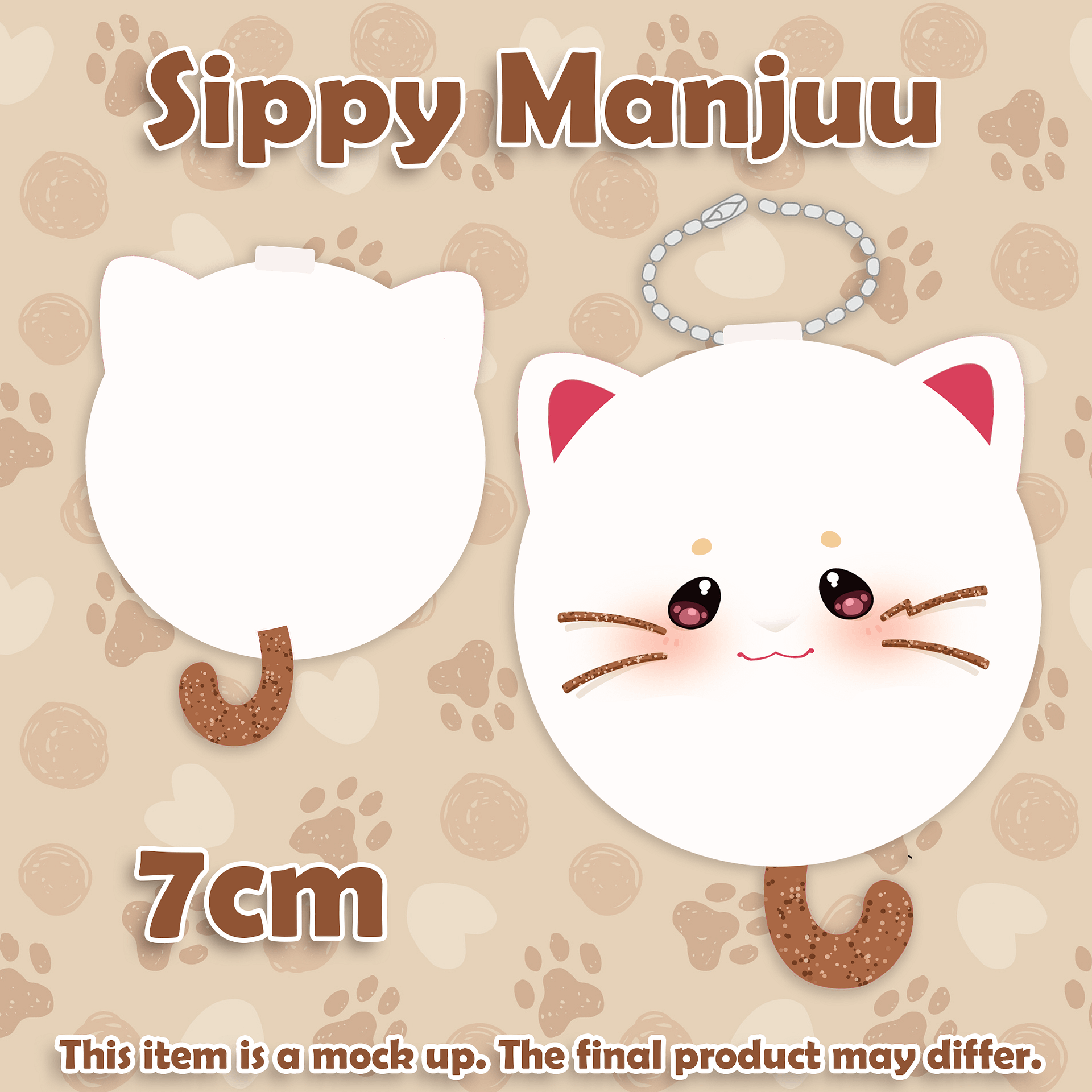 Miaelou Plushie Mascot Keychain [PREORDER] product image (1)