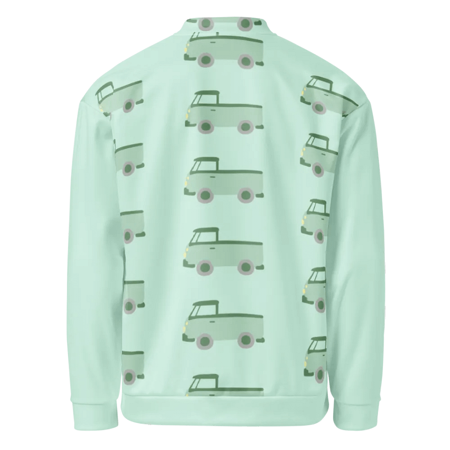 Vibrant Grid Cars All-Over Bomber Jacket product image (4)