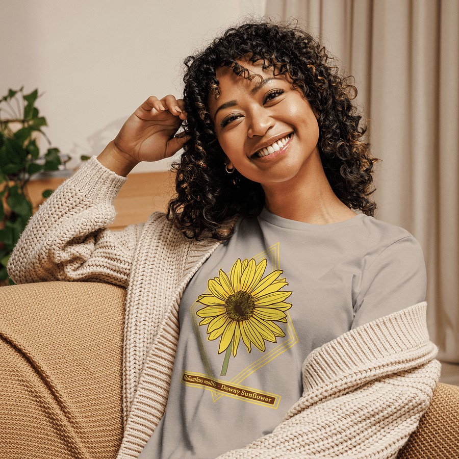 Helianthus Sunflower Women's Relaxed Fit Cotton T-Shirt product image (38)