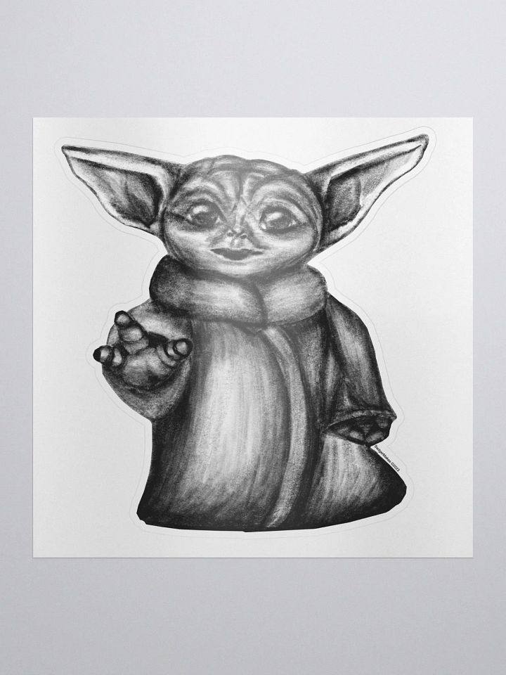 Alien Sketch Sticker product image (1)