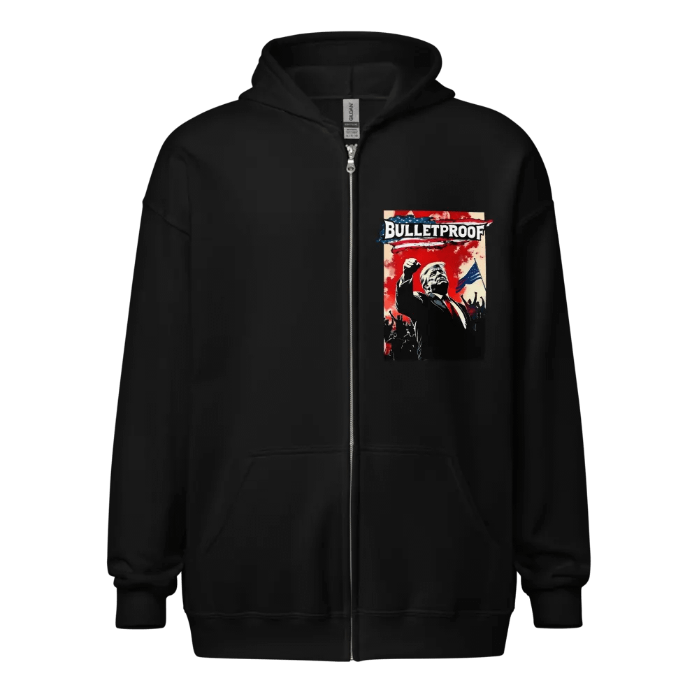 Zip Hoodie: Trump, Bulletproof product image (1)
