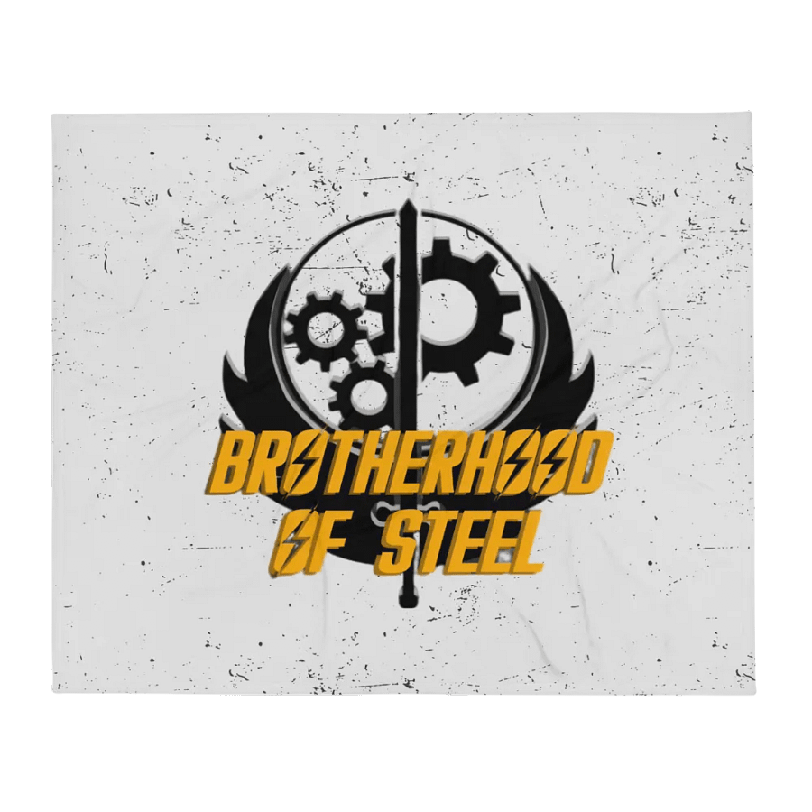 Brotherhood Of Steel Throw Blanket product image (2)