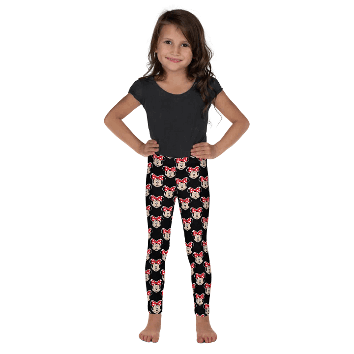 Bowtiful Faces All-Over Kids Leggings product image (1)